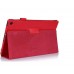 Sony Xperia Tablet Z2 10.1 - PU Flip Stand Tablet Protective Cover Case Support Sleep Wake Function - Red